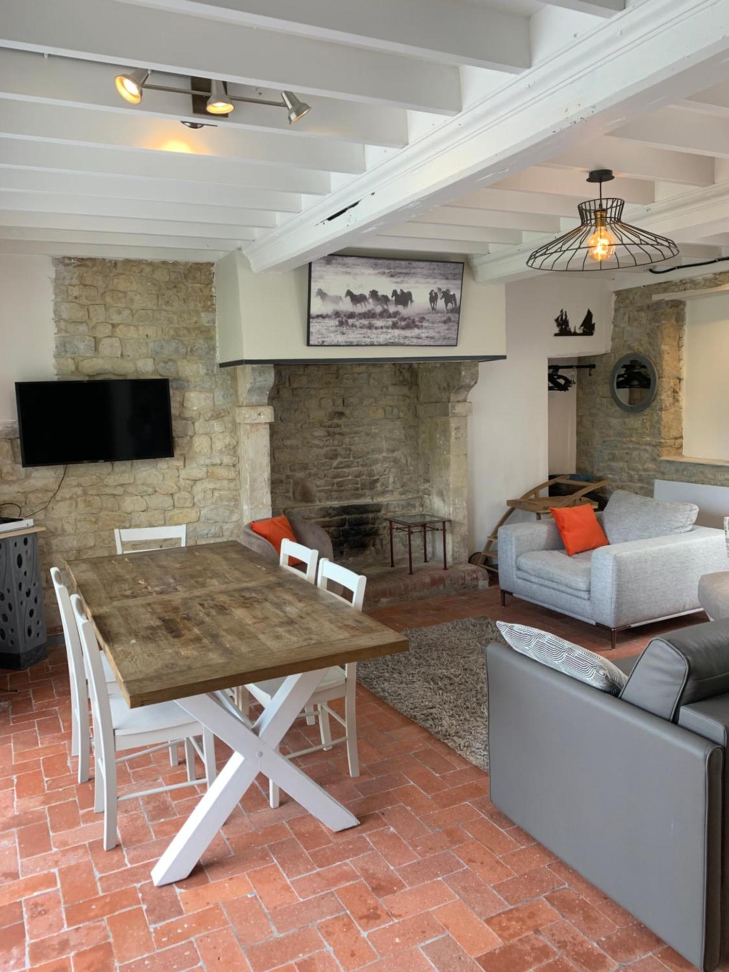 Comfortable House For 6 Guests In Saint-Come-Du-Mont别墅 外观 照片
