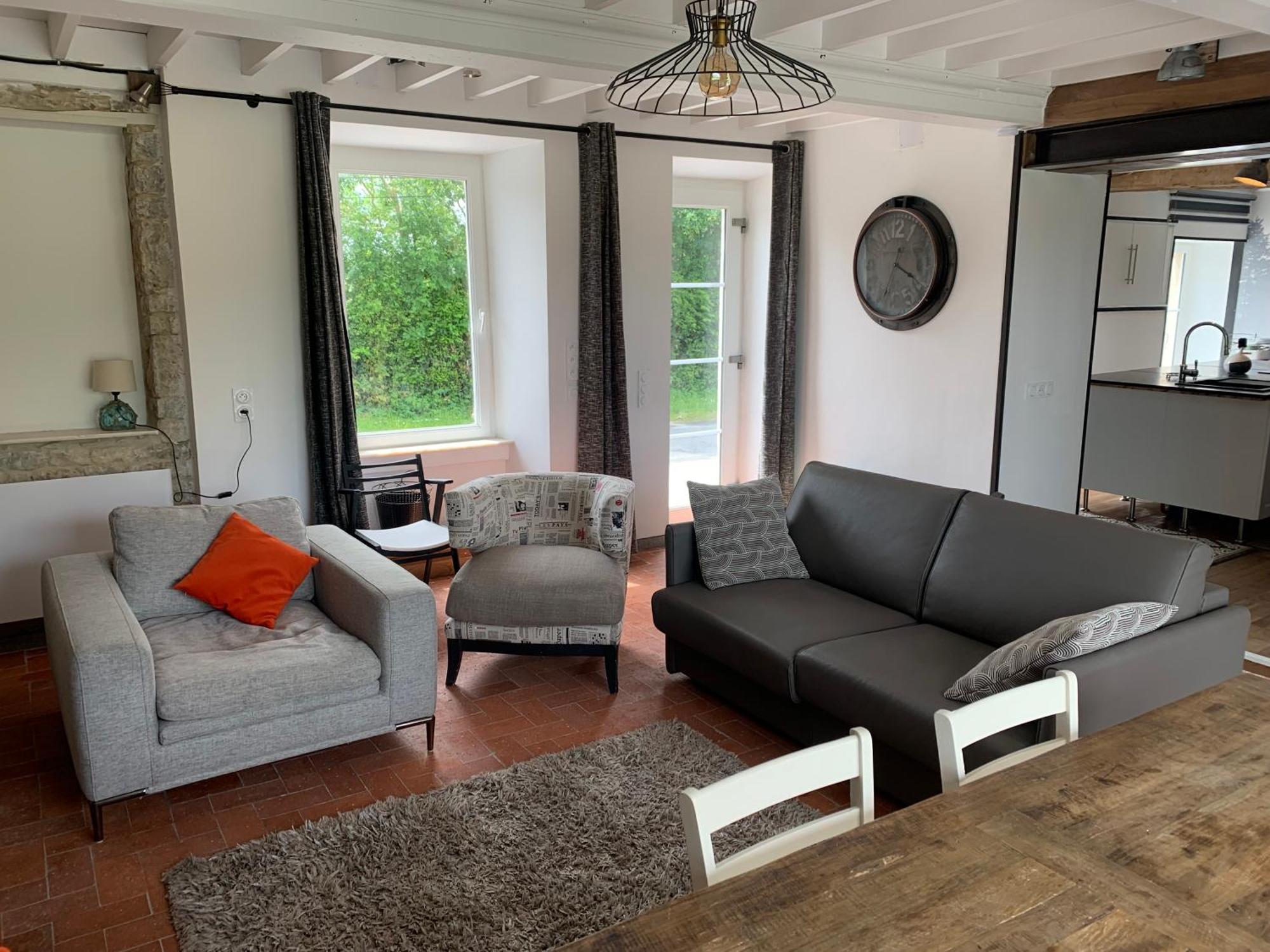 Comfortable House For 6 Guests In Saint-Come-Du-Mont别墅 外观 照片